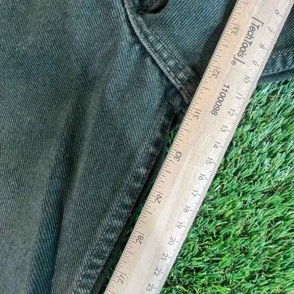 Vintage 90’s Levi’s Silvertab Men’s Olive Baggy Grunge Skate Jeans SZ 30x32 USA
